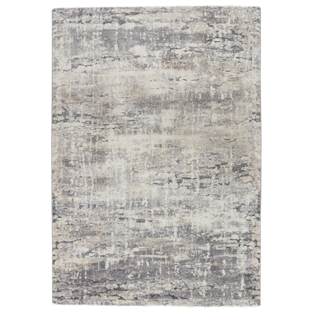 Vibe by Jaipur Living FRR02 Benton Abstract Gray/ Ivory Area Rug (8
