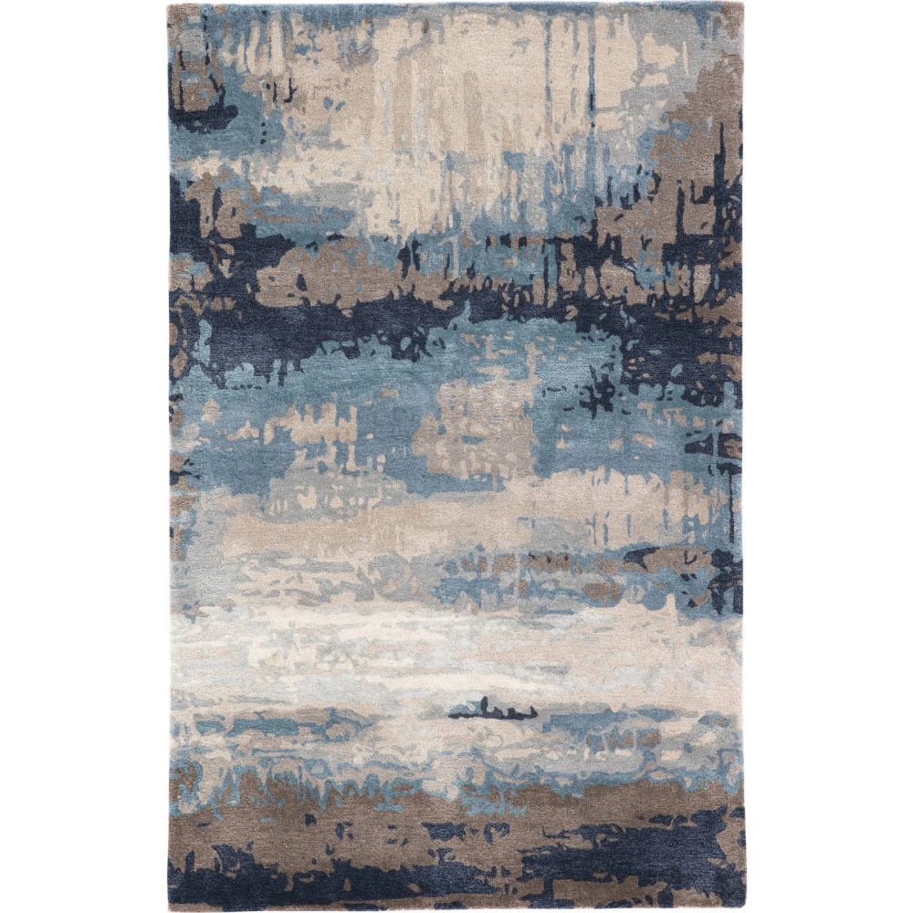 Jaipur Living GES18 Culpo Abstract Blue / Gray Indoor Area Rug 6