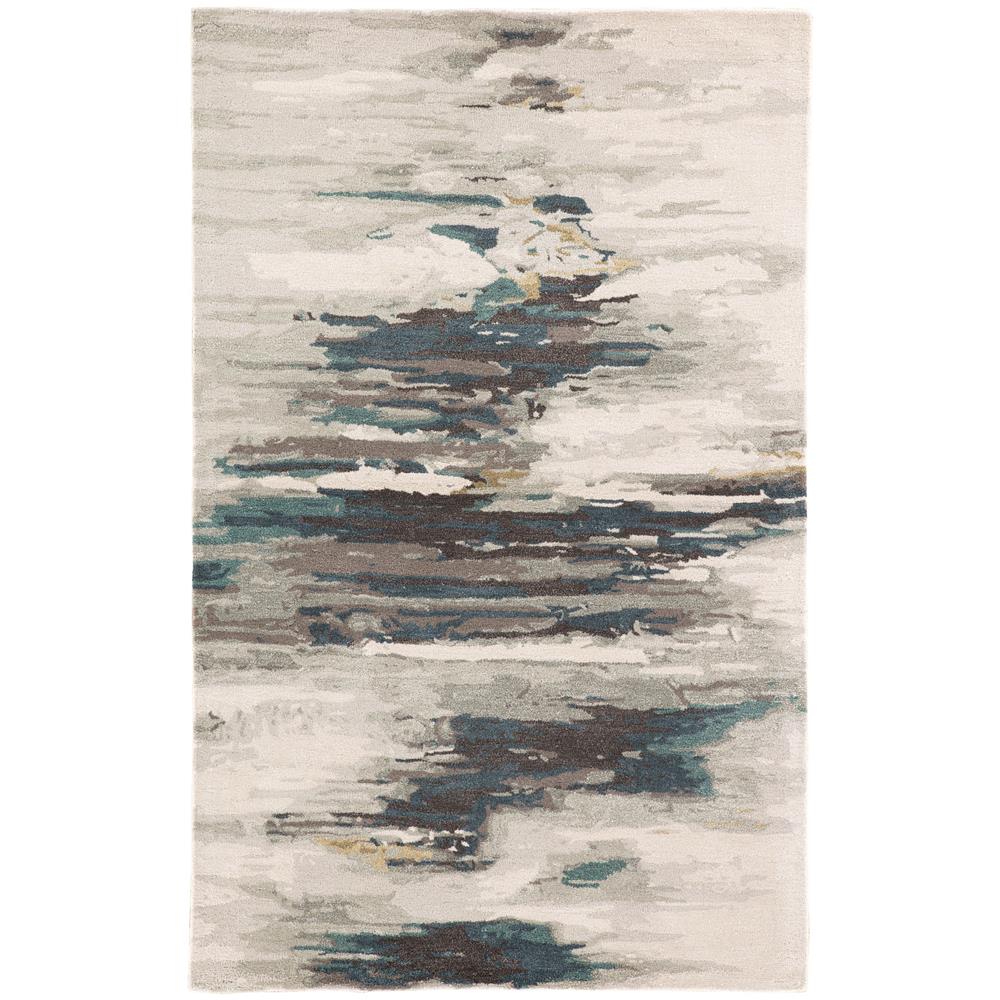 Jaipur Living GES20 Torsby Abstract Teal / Gray Indoor Area Rug 12