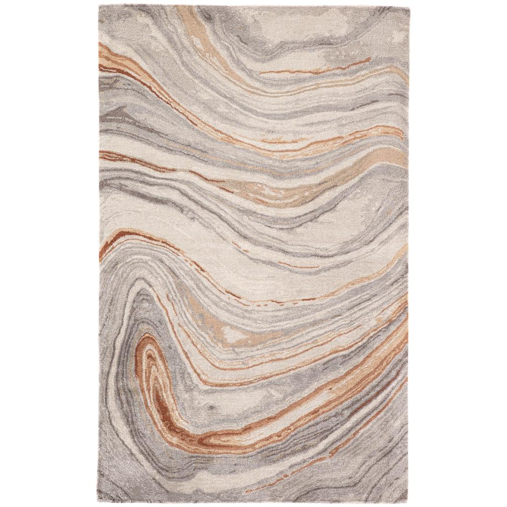 Jaipur Living GES21 Atha Handmade Abstract Copper/ Gray Area Rug (2