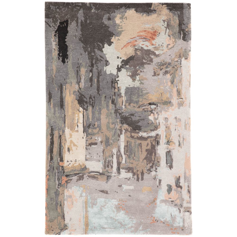 Jaipur Living GES25 Violen Abstract Gray / Blush Indoor Area Rug 6