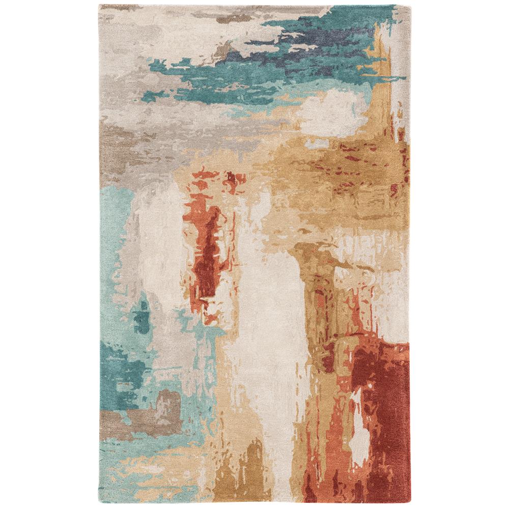 Jaipur Living GES30 Swisher Handmade Abstract Blue/ Red Area Rug (8