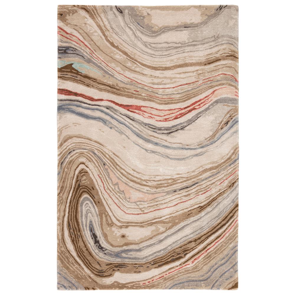 Jaipur Living GES31 Comi Abstract Brown / Red Indoor Area Rug 12