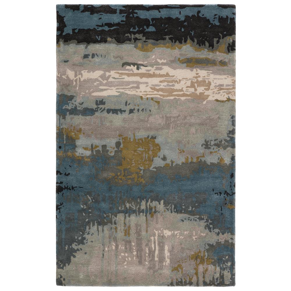 Jaipur Living GES41 Benna Abstract Black/Green Area Rug 5