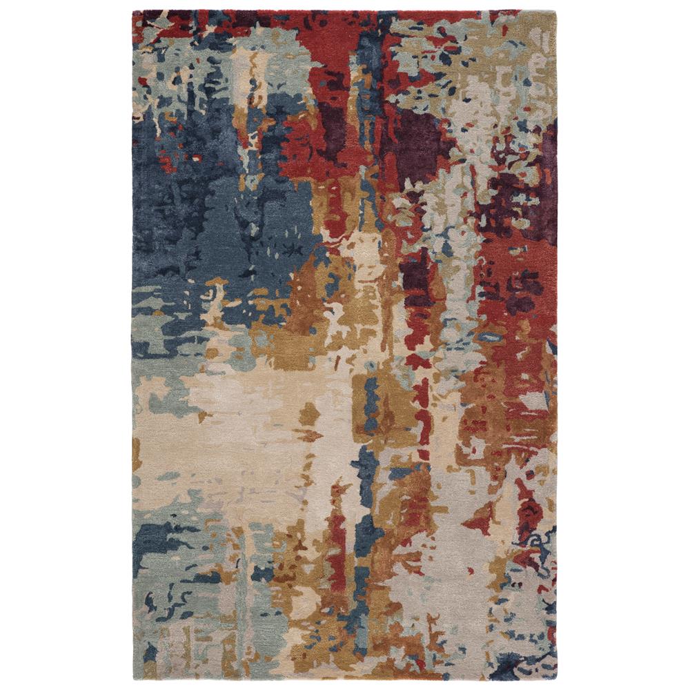 Jaipur Living GES45 Matcha Abstract Multicolor/Red Area Rug 8