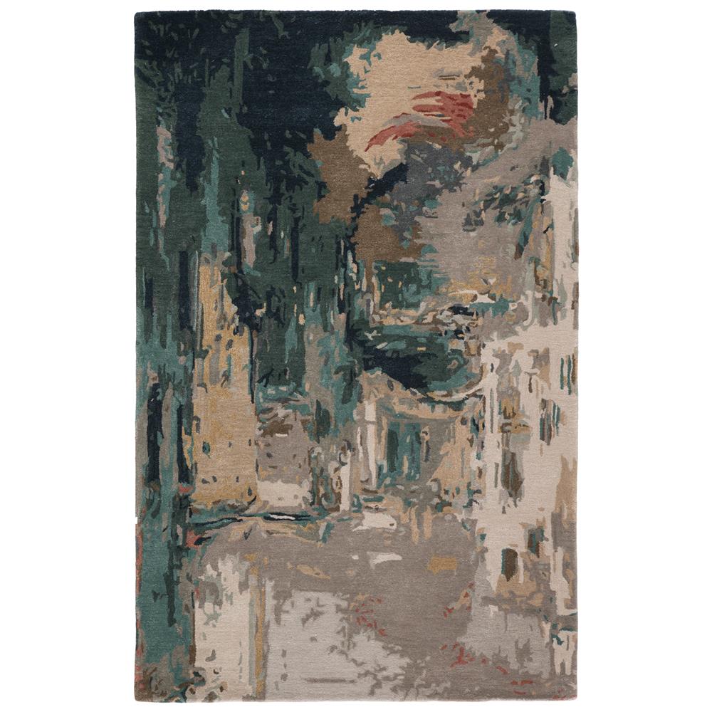 Jaipur Living GES46 Luella Abstract Teal/Gray Area Rug 9