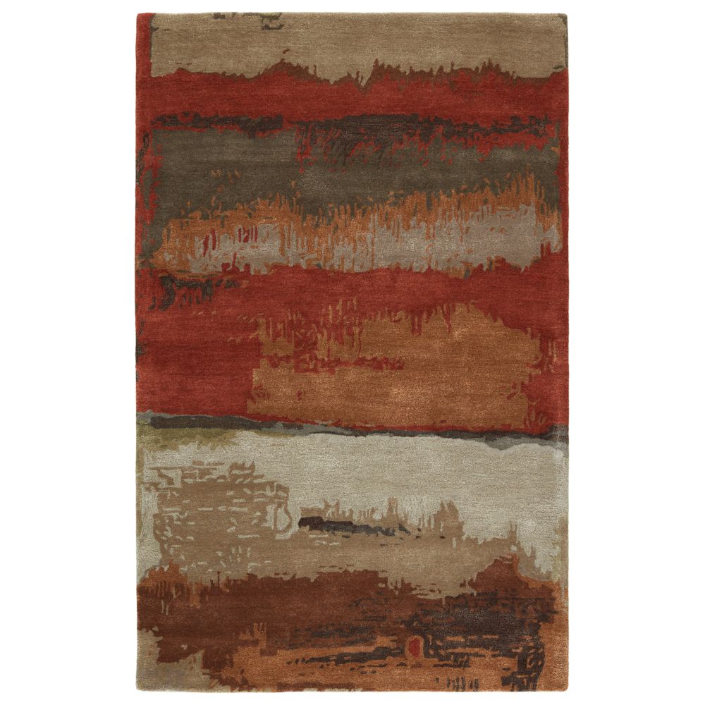 Jaipur Living GES52 Juna Handmade Abstract Red/ Brown Area Rug (8