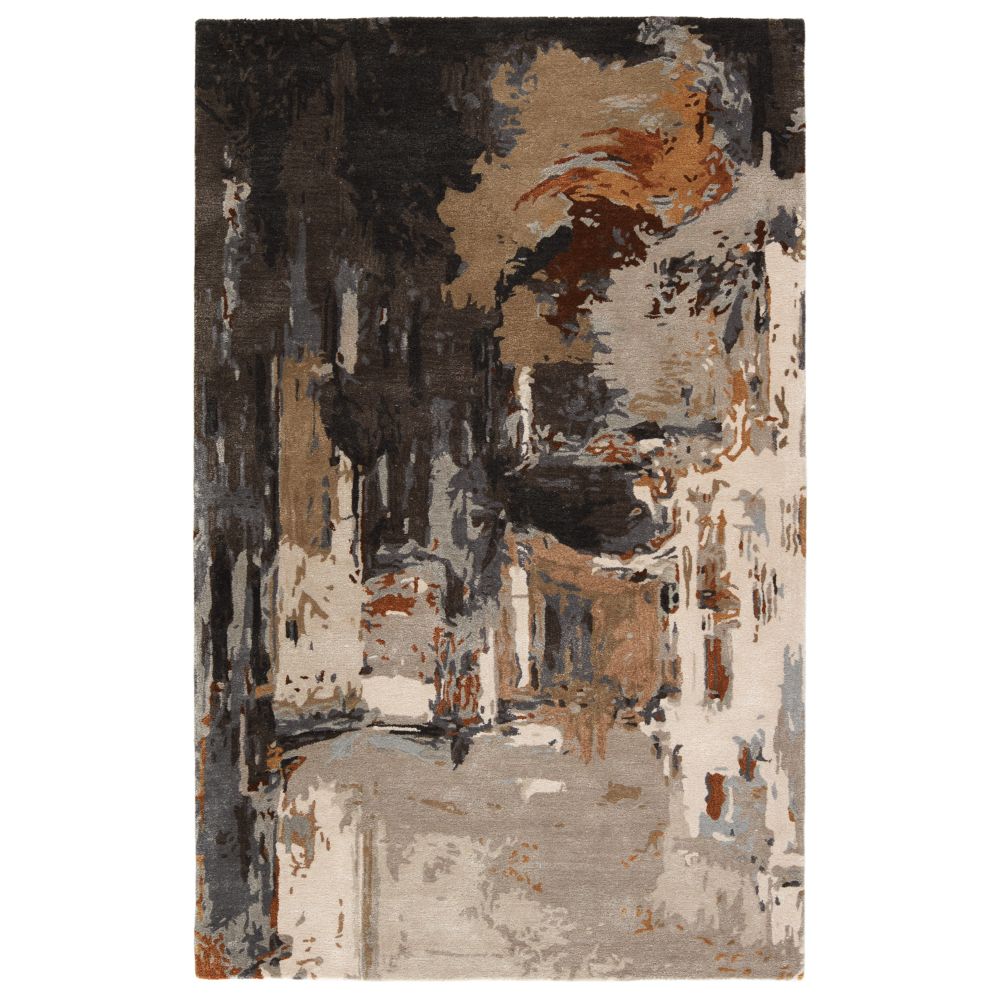 Jaipur Living GES56 Luella Handmade Abstract Brown/ Gray Area Rug (8