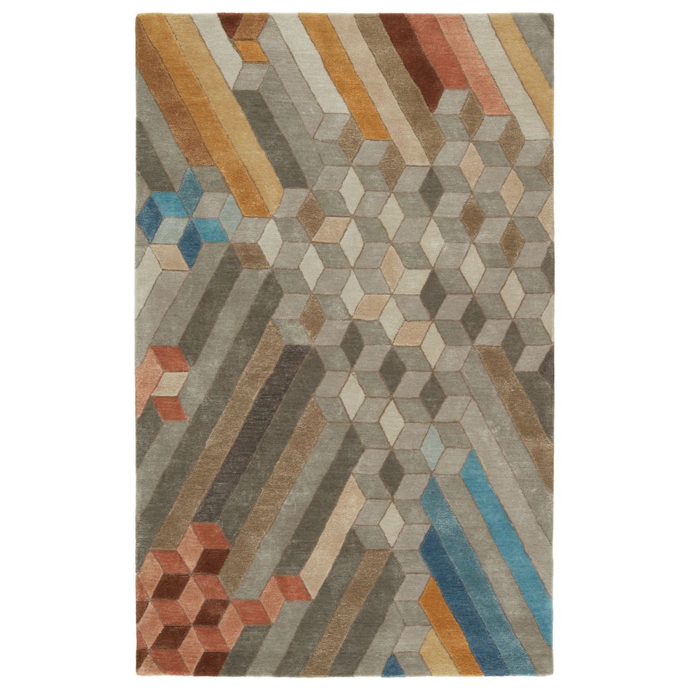 Jaipur Living GES57 Cairns Handmade Geometric Multicolor/ Gray Area Rug (5