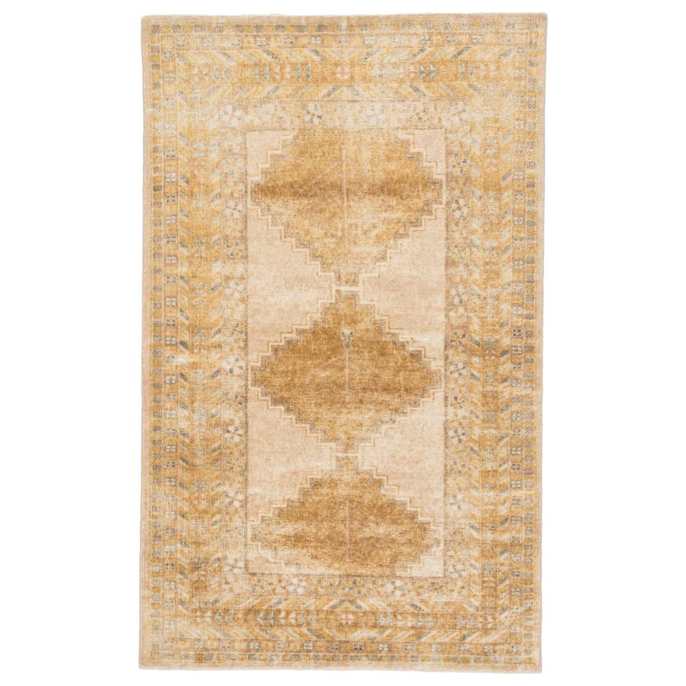 Jaipur Living GLT03 Enfield Hand-Knotted Medallion Gold/ Gray Area Rug (10