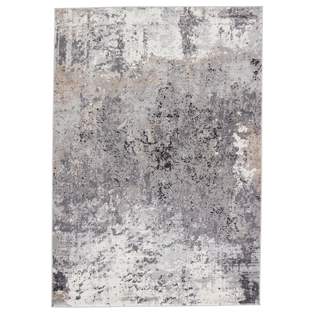Vibe by Jaipur Living GRO06 Perrin Abstract Gray/ Tan Area Rug (8