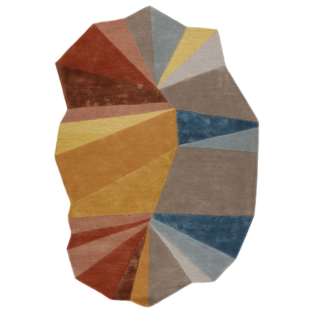 Jaipur Living ICO01 Sabah Handmade Geometric Multicolor/ Yellow Area Rug (6