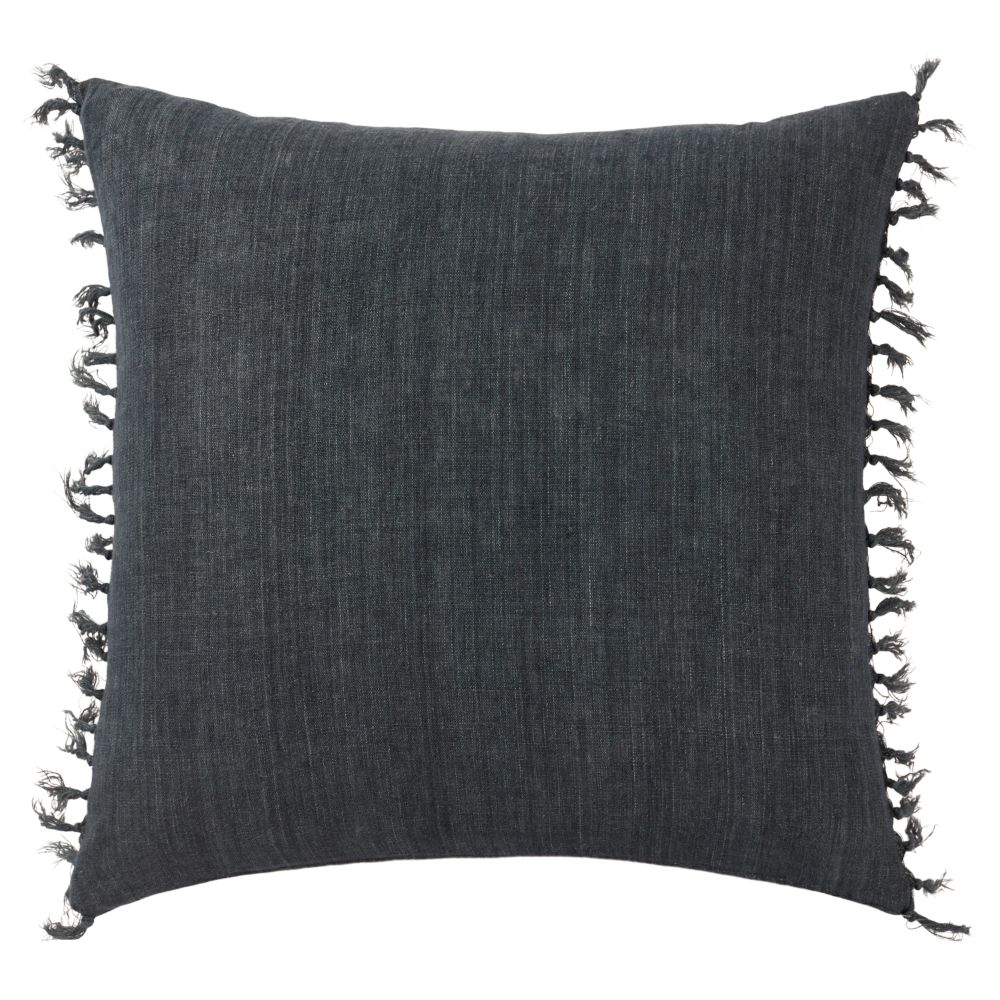 Jaipur Living JEM01 Majere Solid Navy Poly Fill Pillow (20" Square)