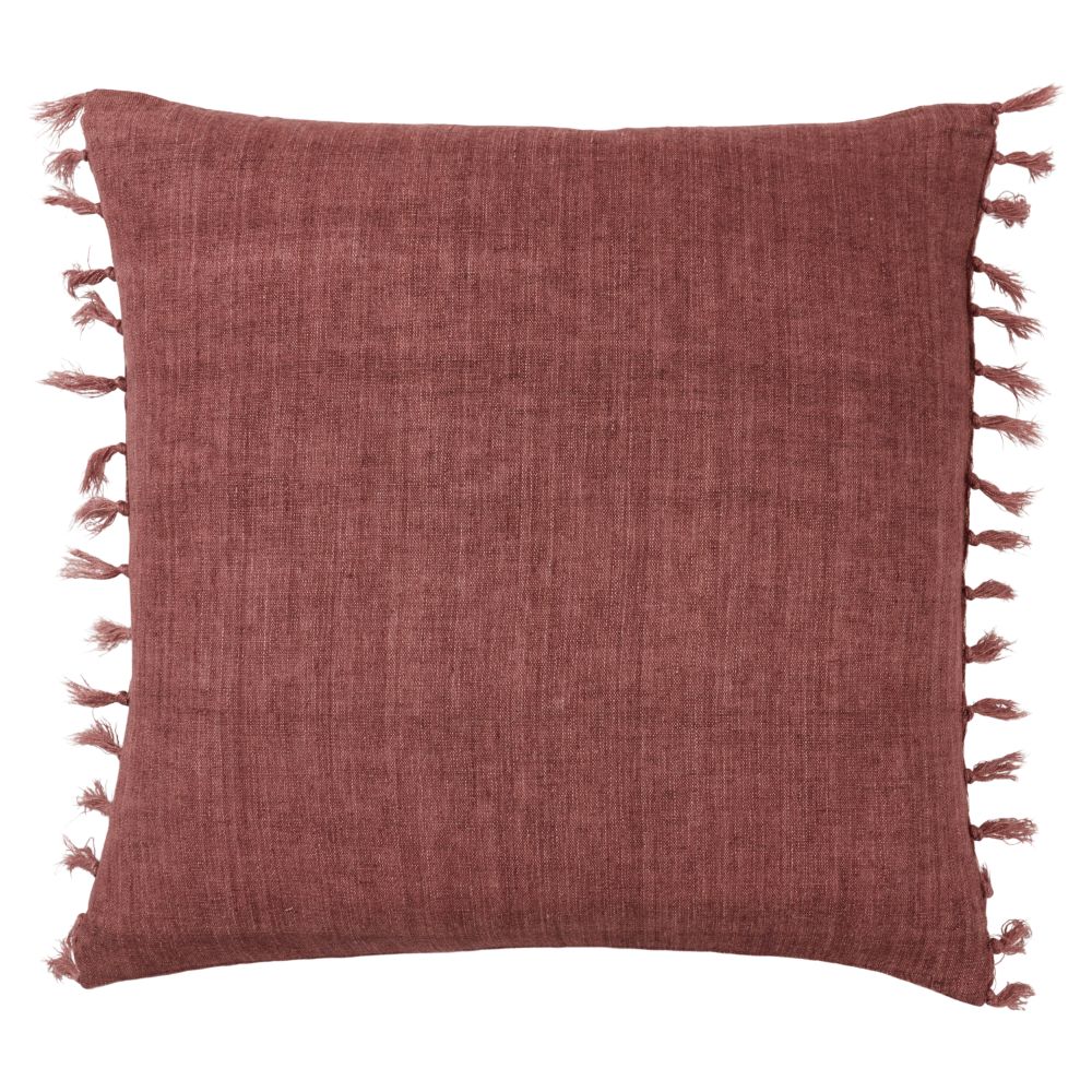 Jaipur Living JEM06 Majere Solid Rose Poly Fill Pillow (20" Square)