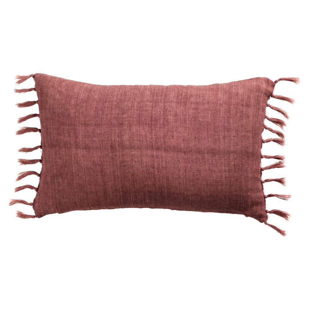 Jaipur Living JEM06 Majere Solid Rose Poly Fill Pillow (13"X21" Lumbar)