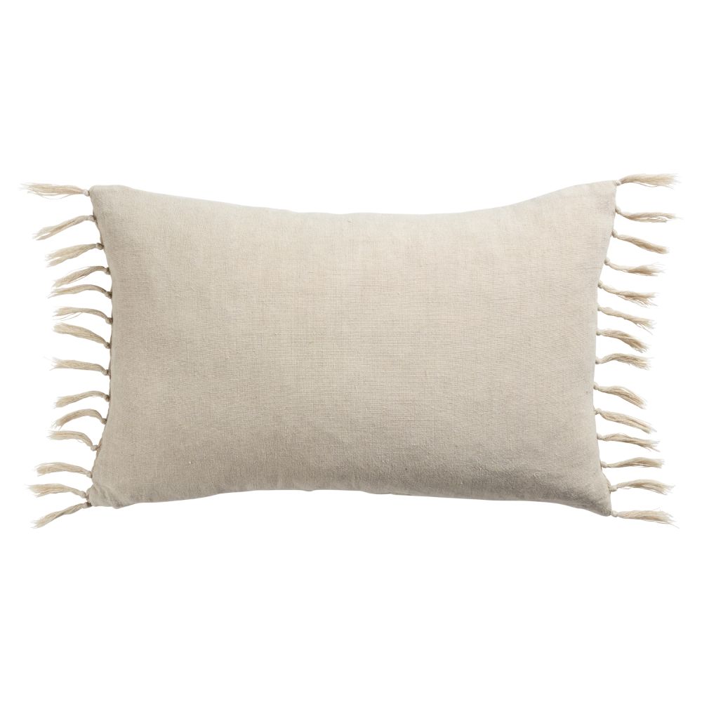 Jaipur Living JEM07 Majere Solid Light Gray Poly Fill Pillow (13"X21" Lumbar)