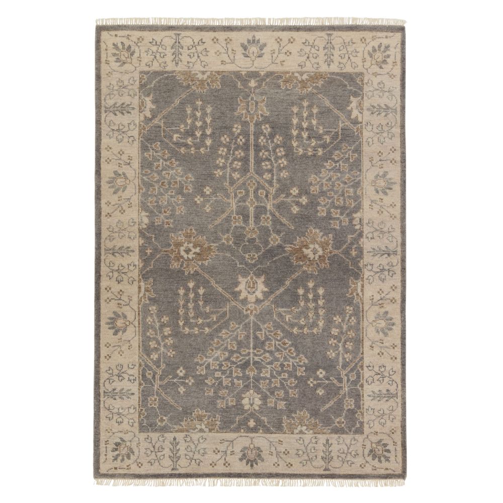 Jaipur Living LIB02 Reagan Hand-Knotted Bordered Gray/ Beige Area Rug (6
