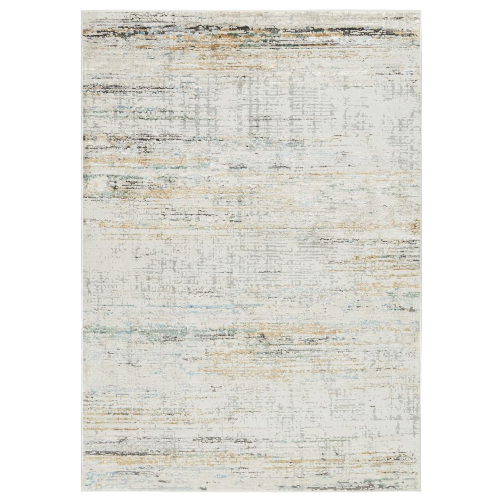 Vibe by Jaipur Living MEL01 Mathis Abstract Ivory/ Gold Area Rug (7