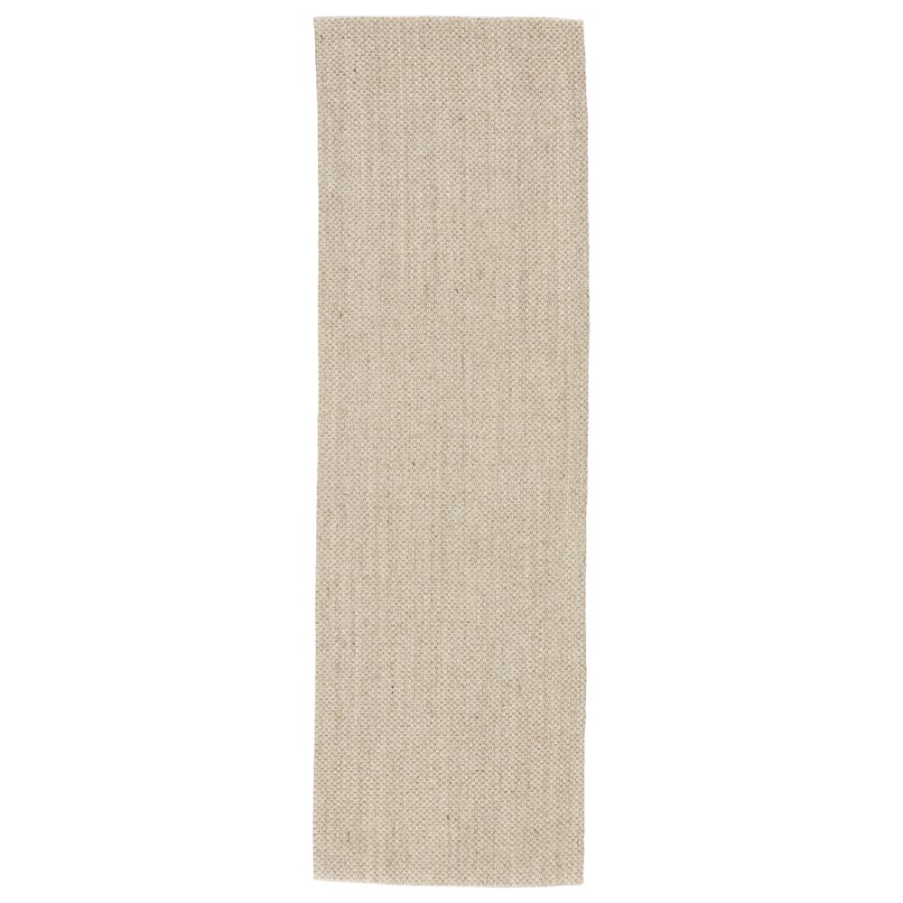 Jaipur Living RUG144444 Naples Natural Solid White/ Taupe Area Rug (2