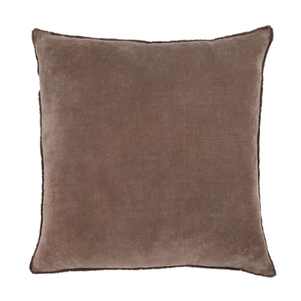 Jaipur Living NOU18 Sunbury Solid Dark Dapperly Throw Pillow 26 inch