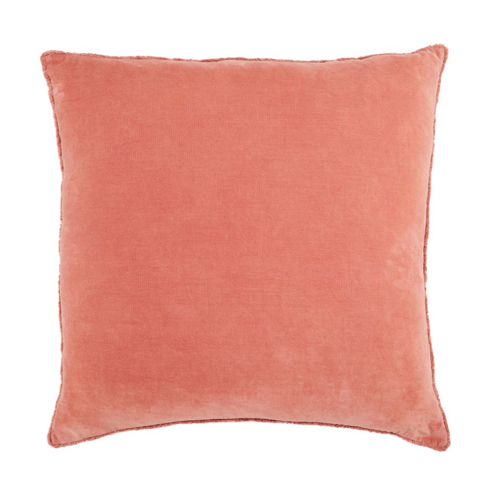 Jaipur Living NOU19 Sunbury Solid Pink Poly Throw Pillow 26 inch