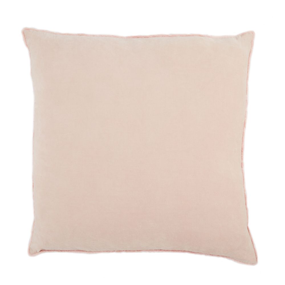 Jaipur Living NOU21 Sunbury Solid Blush Poly Throw Pillow 26 inch