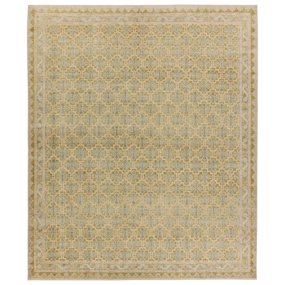 Jaipur Rugs ONE05 Jaipur Living Mildred Hand-Knotted Medallion Blue/ Green Area Rug (8