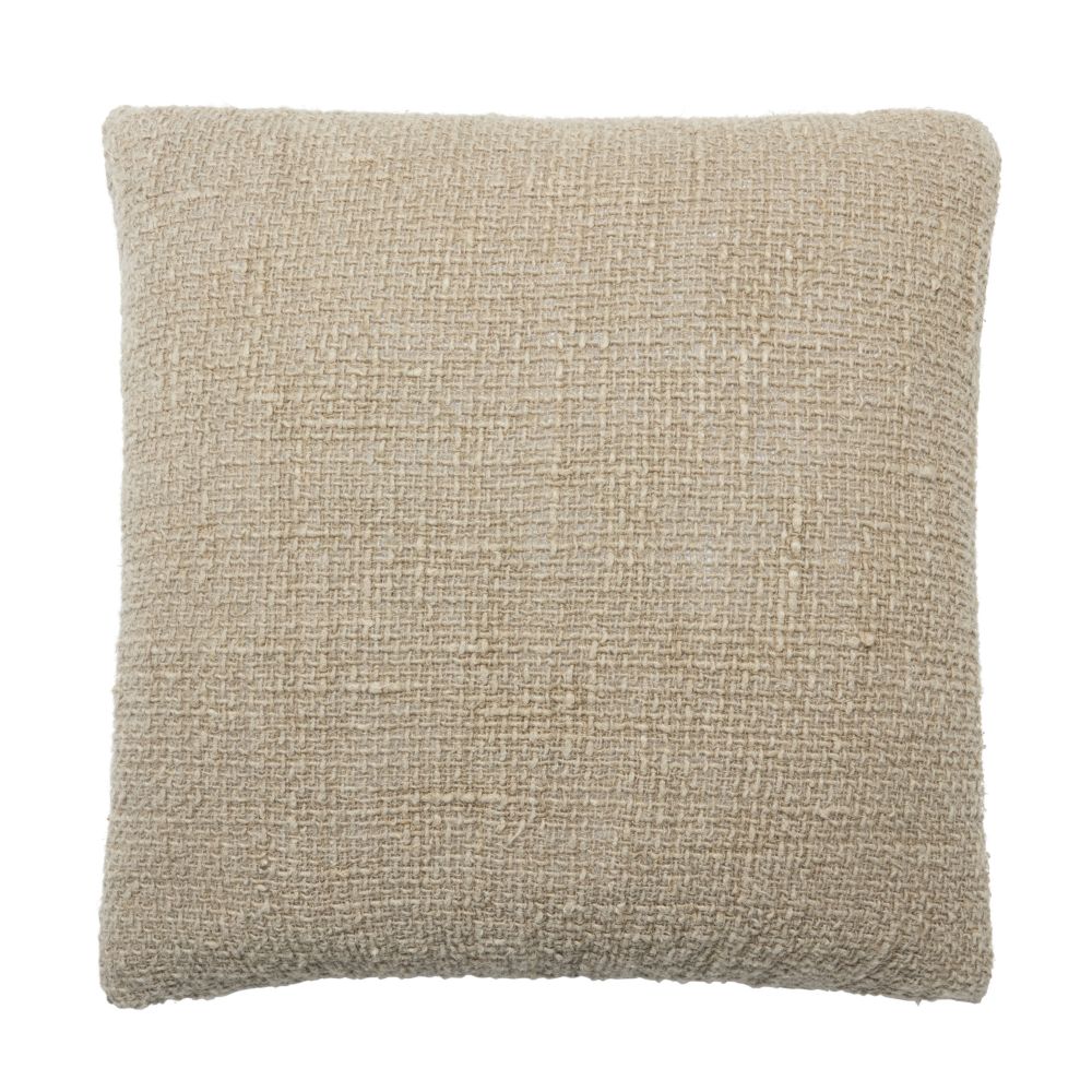 Jaipur Living KLA02 Tordis Solid Taupe Poly Fill Pillow (22" Square)
