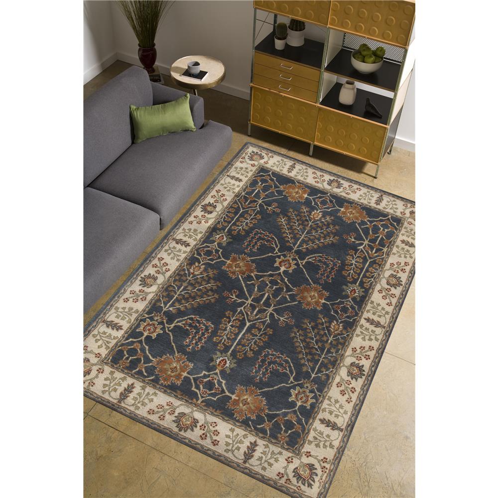 Jaipur Living PM82 Chambery Handmade Floral Blue/ Multicolor Area Rug (9