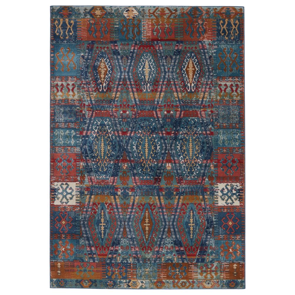 Vibe By Jaipur Living PSA04 Miron Trellis Blue/ Red Area Rug (8