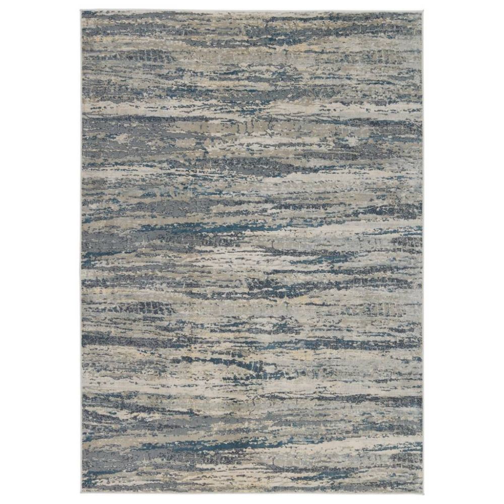 Jaipur Living CAI09 Anomia Abstract Blue/ Taupe Runner Rug (2