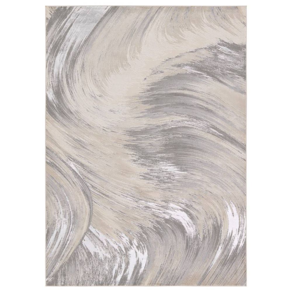 Jaipur Living CTY20 Zione Abstract Taupe/ Gray Runner Rug (2