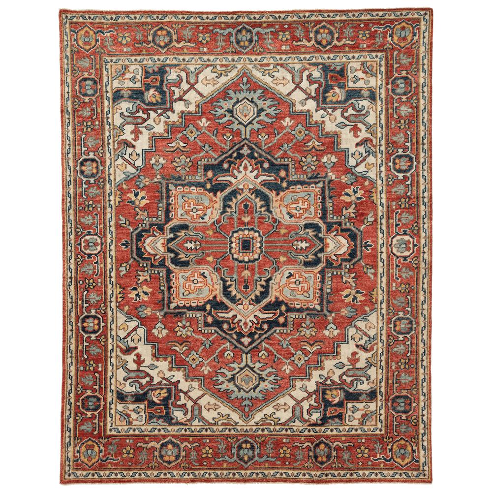 Jaipur Living SLN05 Willa Hand-Knotted Medallion Red/ Multicolor Area Rug  (12