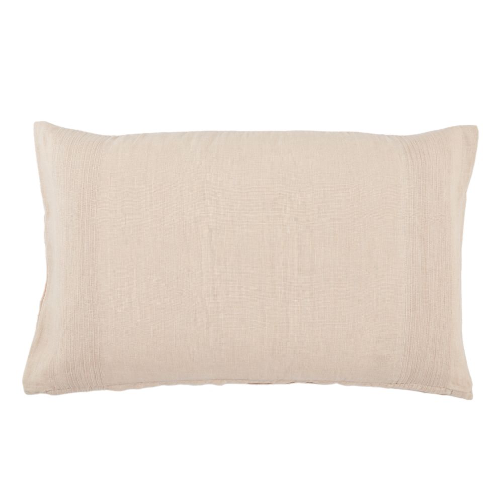 Jaipur Living TGA07 Rosario Solid Blush Poly Lumbar Pillow