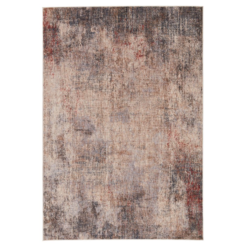 Vibe by Jaipur Living VND07 Kyson Abstract Light Taupe/ Blue Area Rug (9