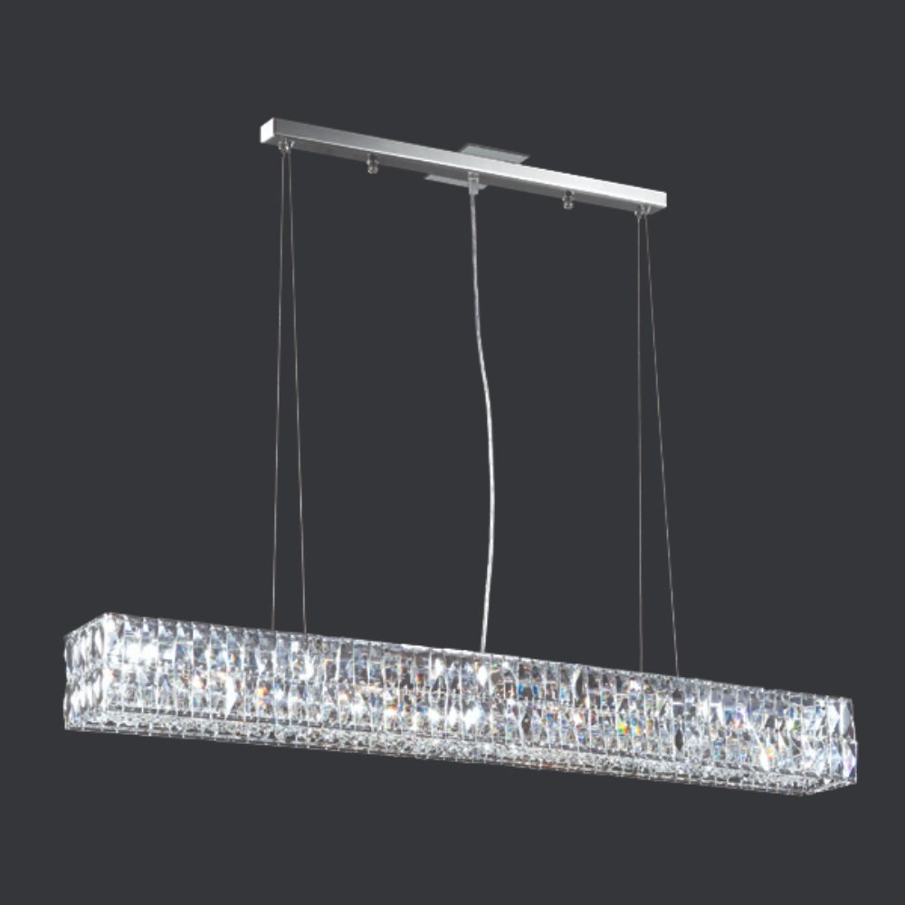 James R Moder Crystal 95986S00 Contemporary Chandelier in Silver