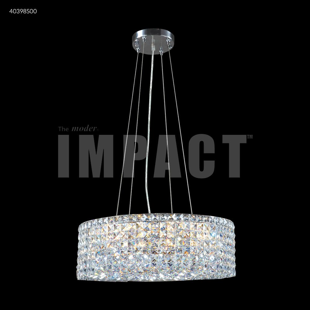 James R Moder Crystal 40398S00 Contemporary Chandelier in Silver