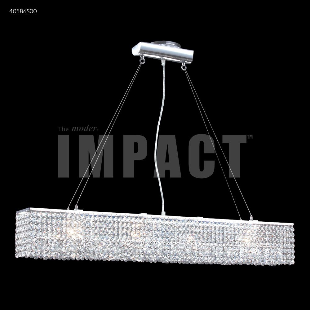 James R Moder Crystal 40586S00 Contemporary Chandelier in Silver
