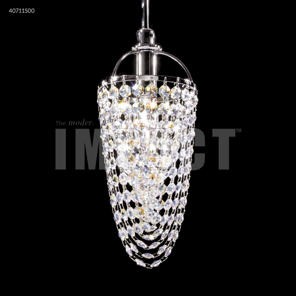 James R Moder Crystal 40711S00 Contemporary Basket in Silver