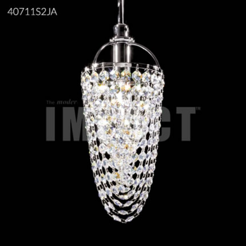 James R Moder Crystal 40711S2JA Contemporary Basket In Silver Finish