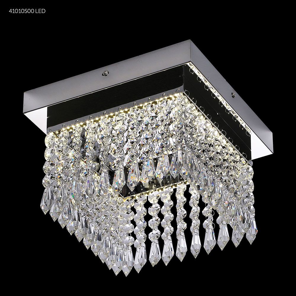 James R Moder Crystal 41010S00LED LED Crystal Chandelier in Silver