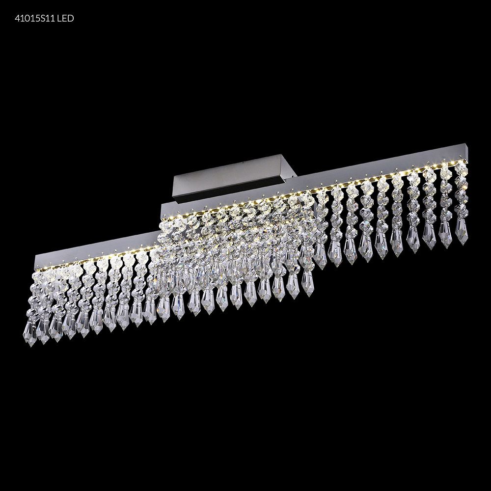 James R Moder Crystal 41015S11LED LED Crystal Chandelier in Silver
