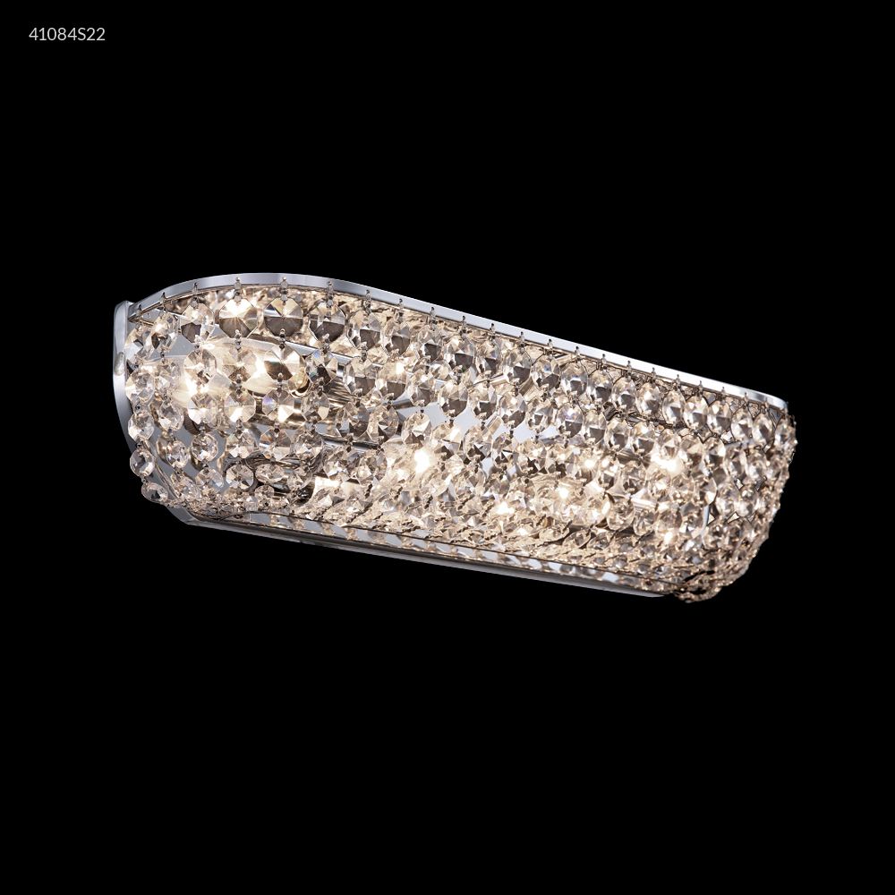 James R Moder Crystal 41084S22 Vanity Light in Silver