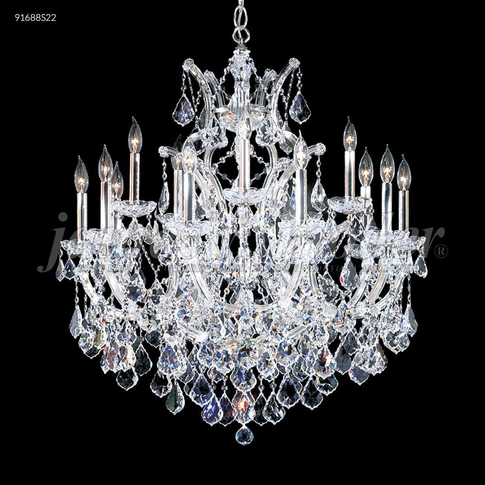 James R Moder Crystal 91688GL00 Maria Theresa 15 Arm Chandelier in Gold Lustre