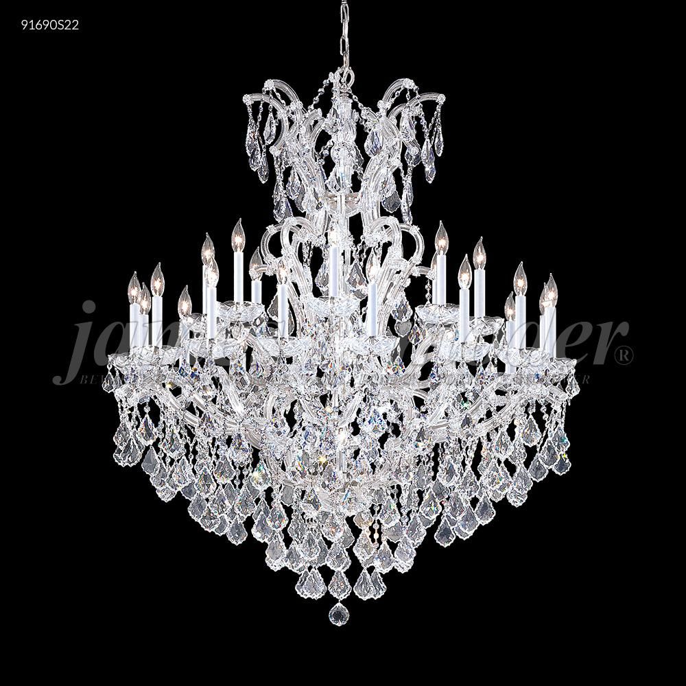 James R Moder Crystal 91690GL00 Maria Theresa 24 Arm Chandelier in Gold Lustre