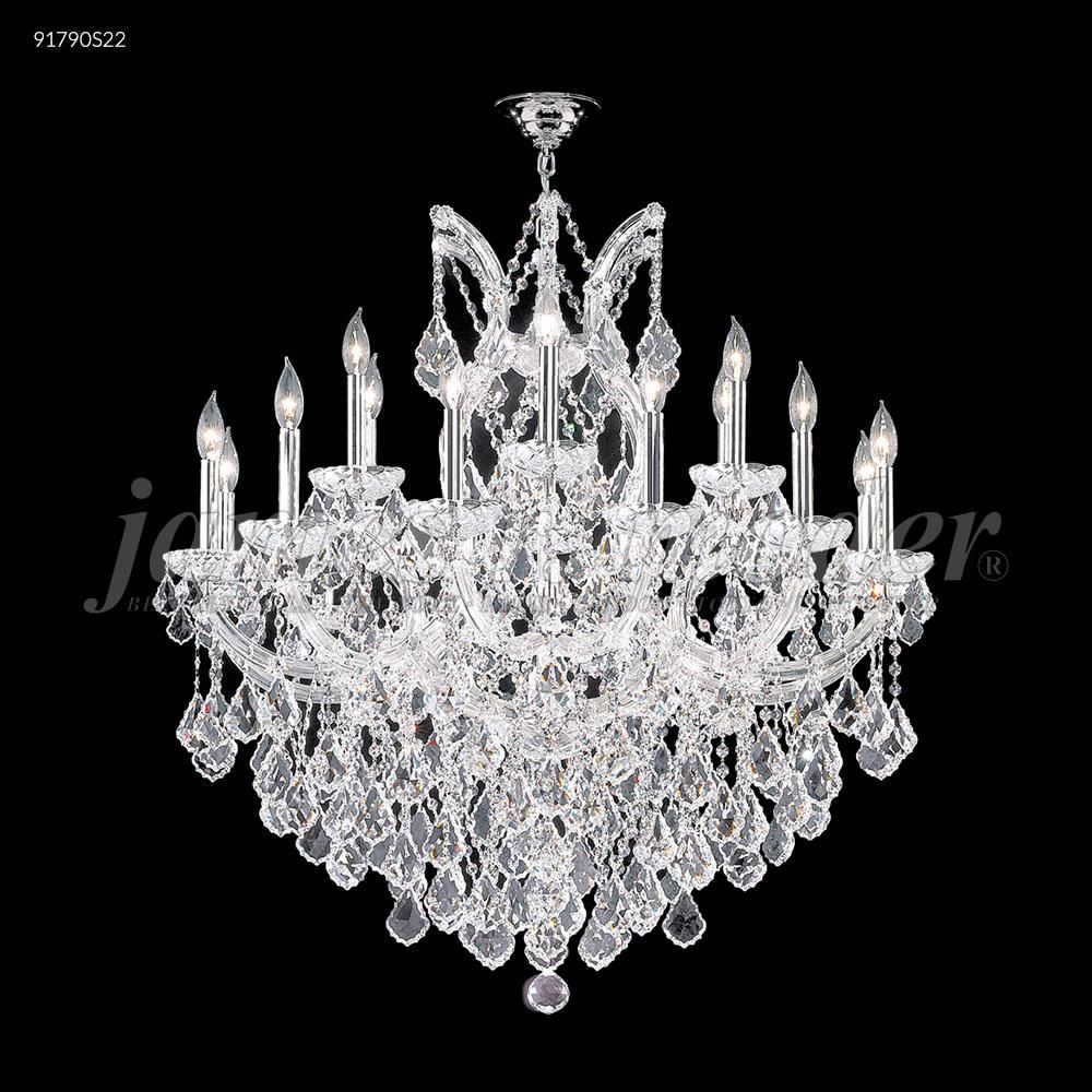 James R Moder Crystal 91790GL00 Maria Theresa 18 Arm Chandelier in Gold Lustre