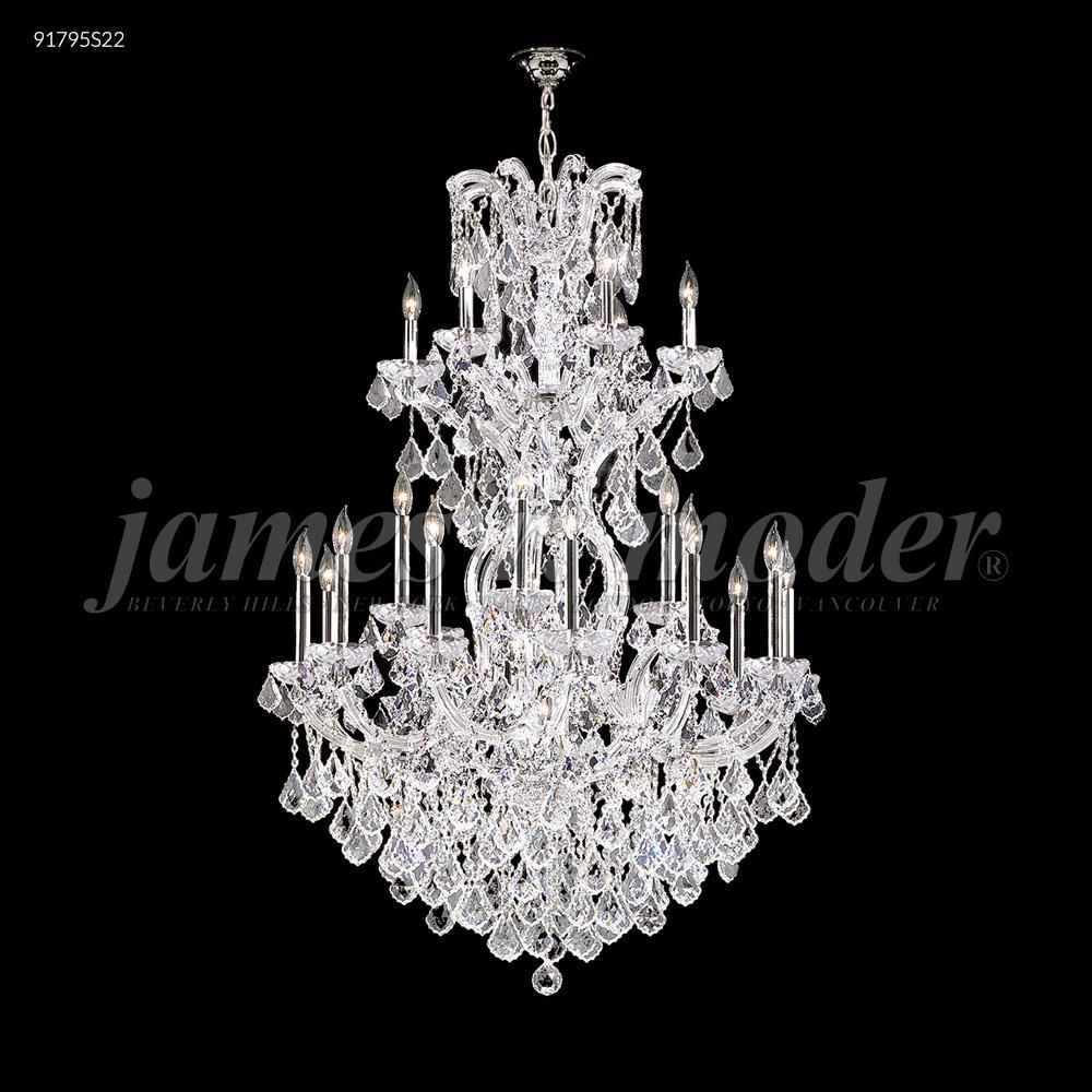 James R Moder Crystal 91795GL00 Maria Theresa 24 Arm Chandelier in Gold Lustre