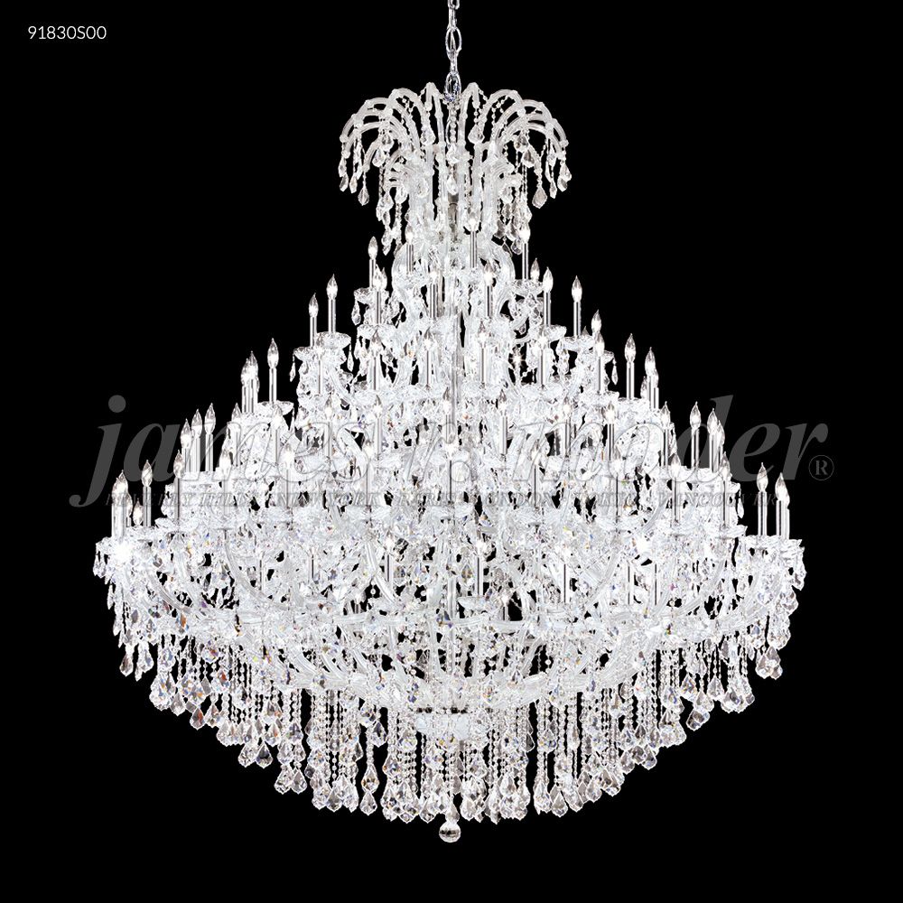 James R Moder Crystal 91830S00 Maria Theresa 128 Arm Chandelier in Silver