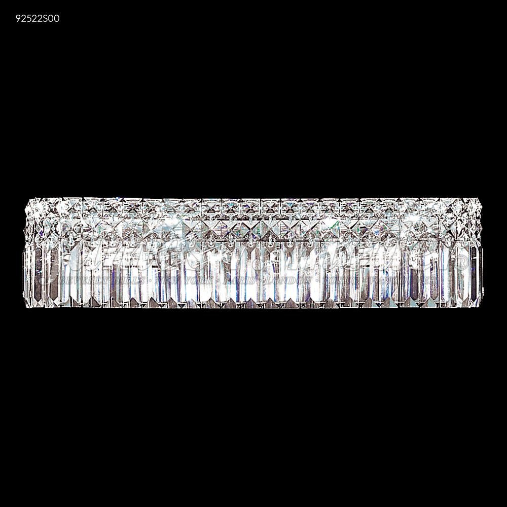 James R Moder Crystal 92522S00 Prestige All Crystal Vanity Bar in Silver