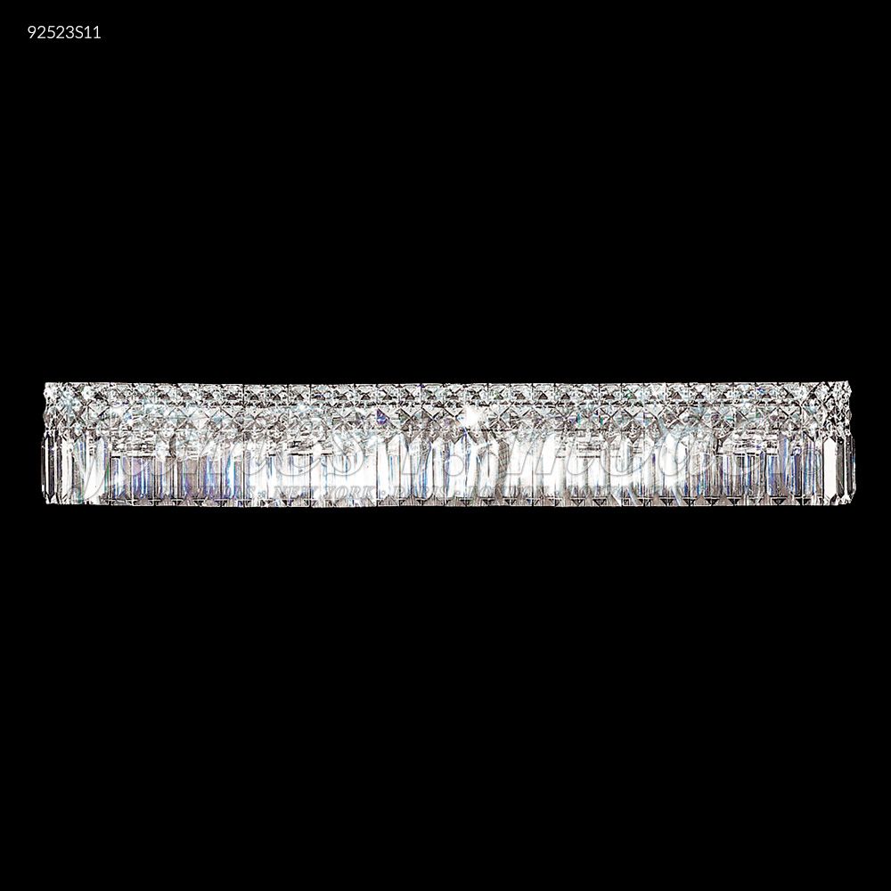 James R Moder Crystal 92523S11 Prestige All Crystal Vanity Bar in Silver